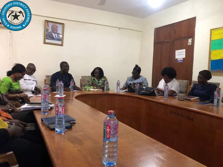 NEW RCC CHIEF DIRECTOR PAYS FAMILIARIZATION VISIT TO SHAI-OSUDOKU DISTRICT ASSEMBLY.