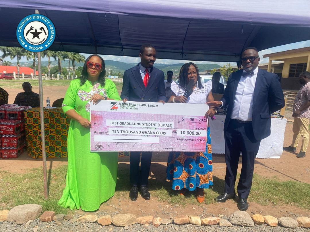 MP, DCE AND EDUCATION DIRECTOR INSPIRE BECE CANDIDATES.