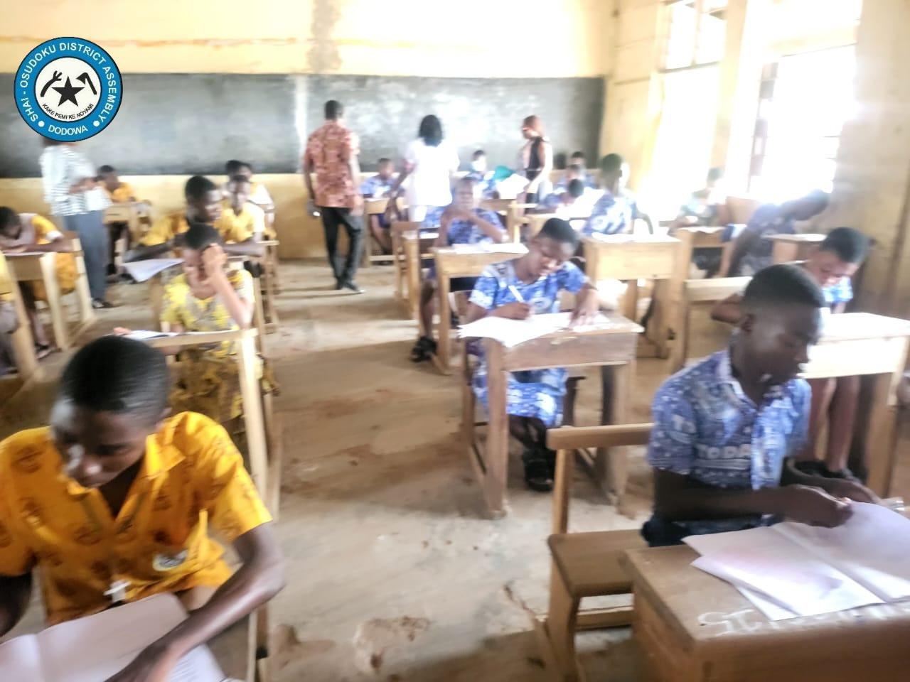 STAKEHOLDERS IN EDUCATION MONITOR CONDUCT OF BECE ON FIRST DAY IN SHAI-OSUDOKU DISTRICT.