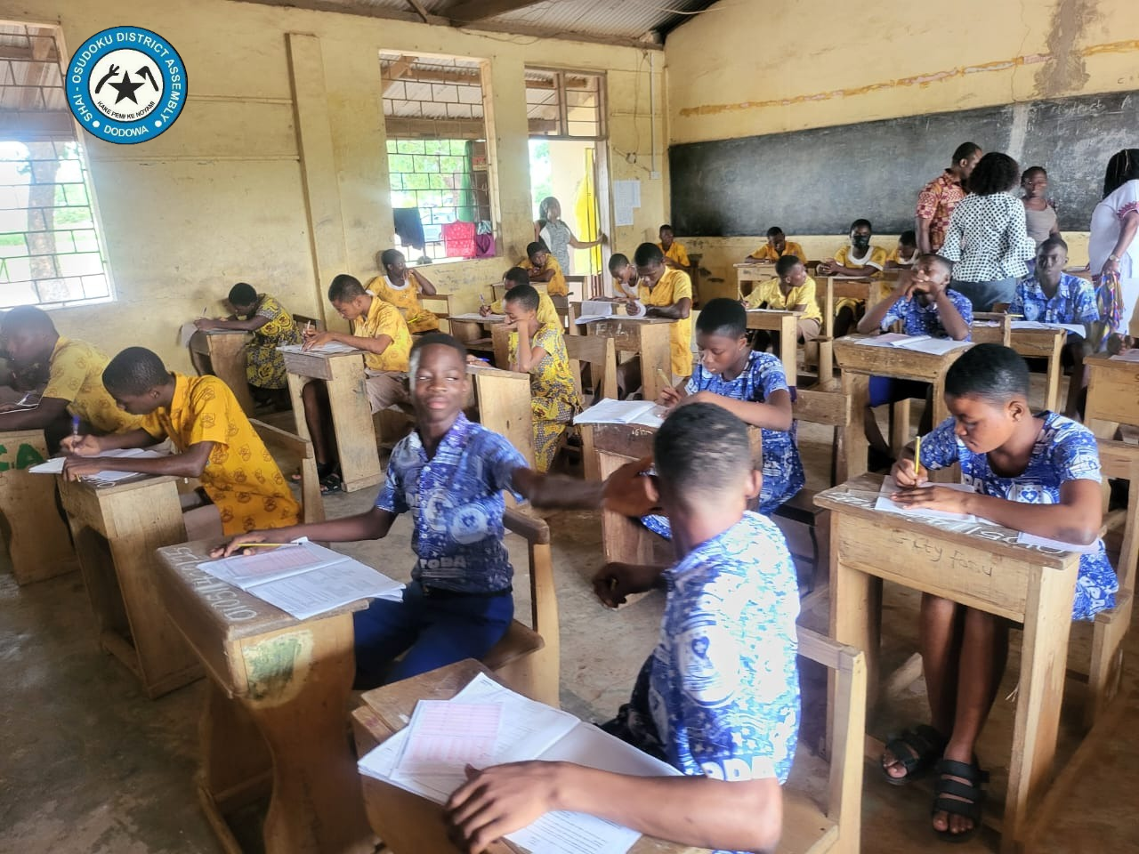 STAKEHOLDERS IN EDUCATION MONITOR CONDUCT OF BECE ON FIRST DAY IN SHAI-OSUDOKU DISTRICT.