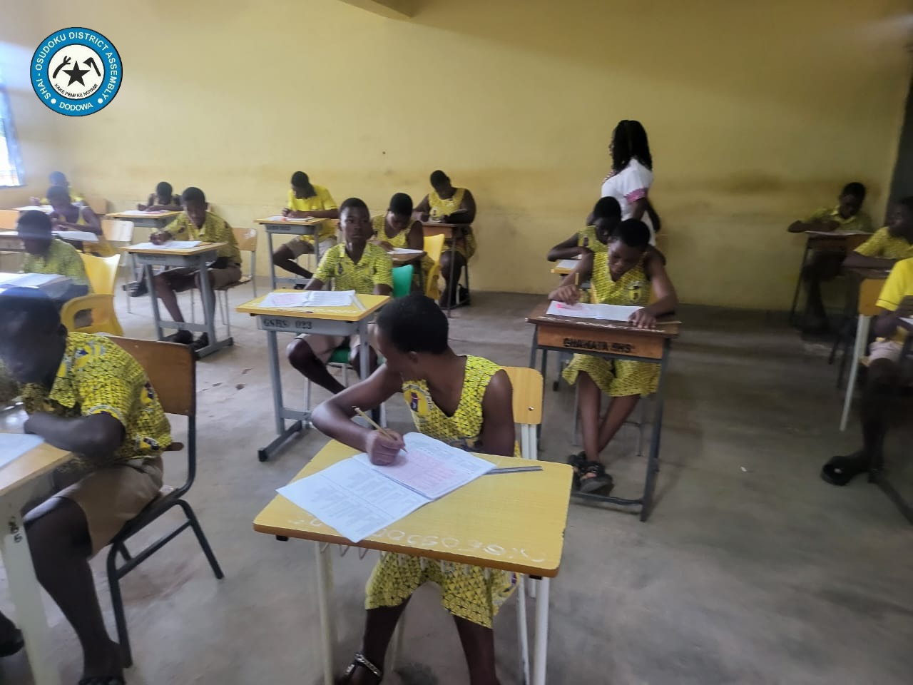 STAKEHOLDERS IN EDUCATION MONITOR CONDUCT OF BECE ON FIRST DAY IN SHAI-OSUDOKU DISTRICT.