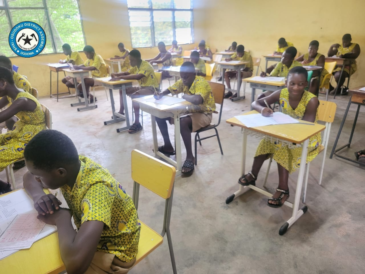 STAKEHOLDERS IN EDUCATION MONITOR CONDUCT OF BECE ON FIRST DAY IN SHAI-OSUDOKU DISTRICT.