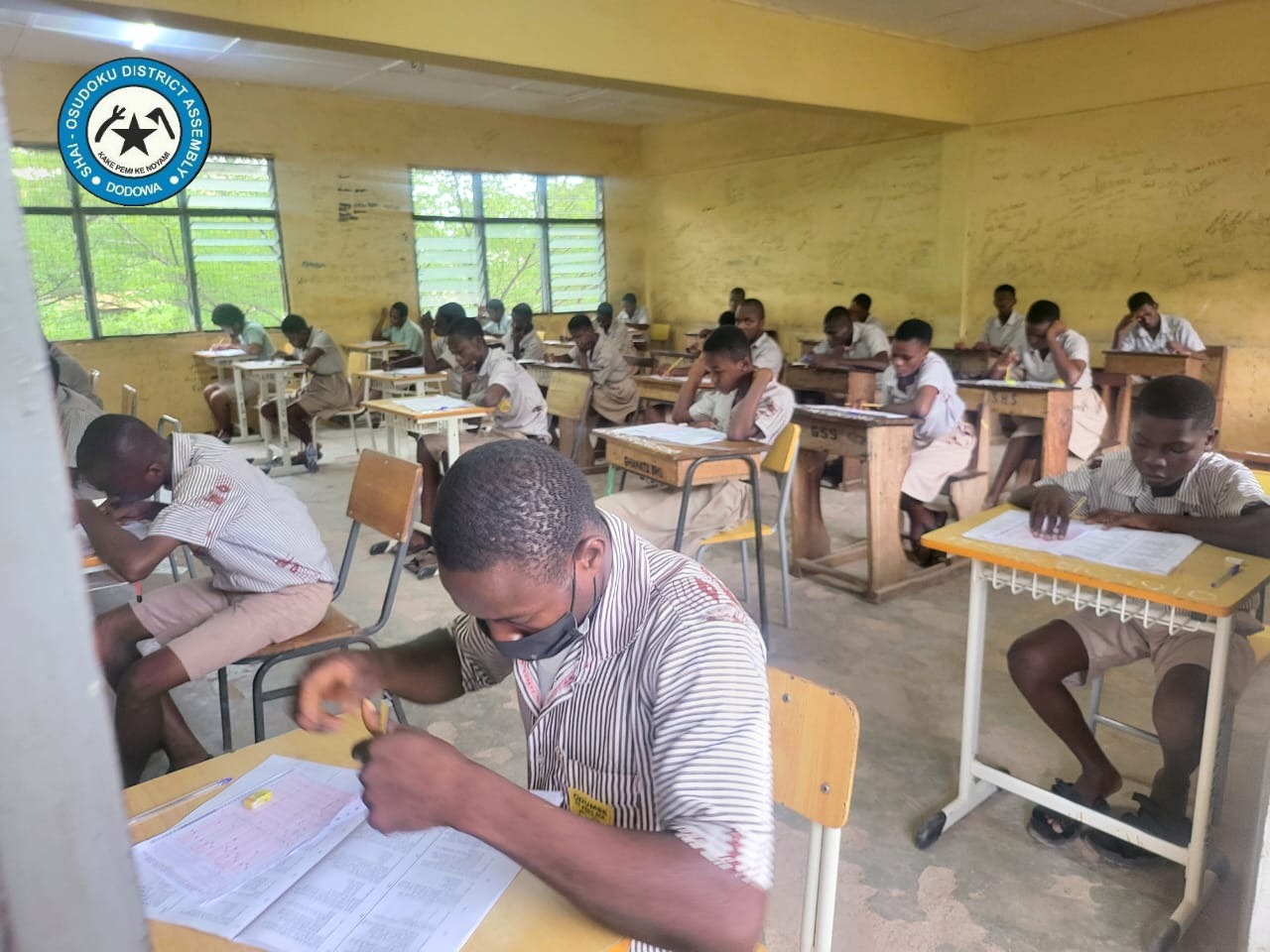 STAKEHOLDERS IN EDUCATION MONITOR CONDUCT OF BECE ON FIRST DAY IN SHAI-OSUDOKU DISTRICT.