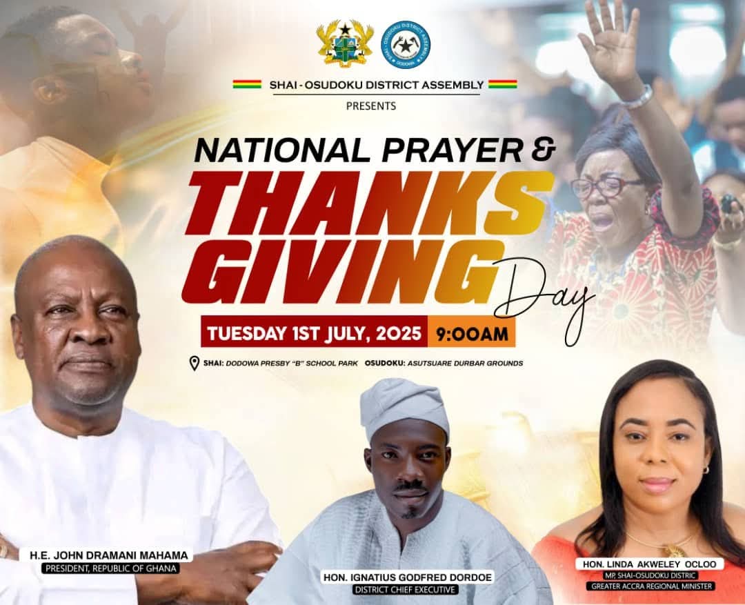 NATIONAL PRAYER AND THANKS GIVING DAY