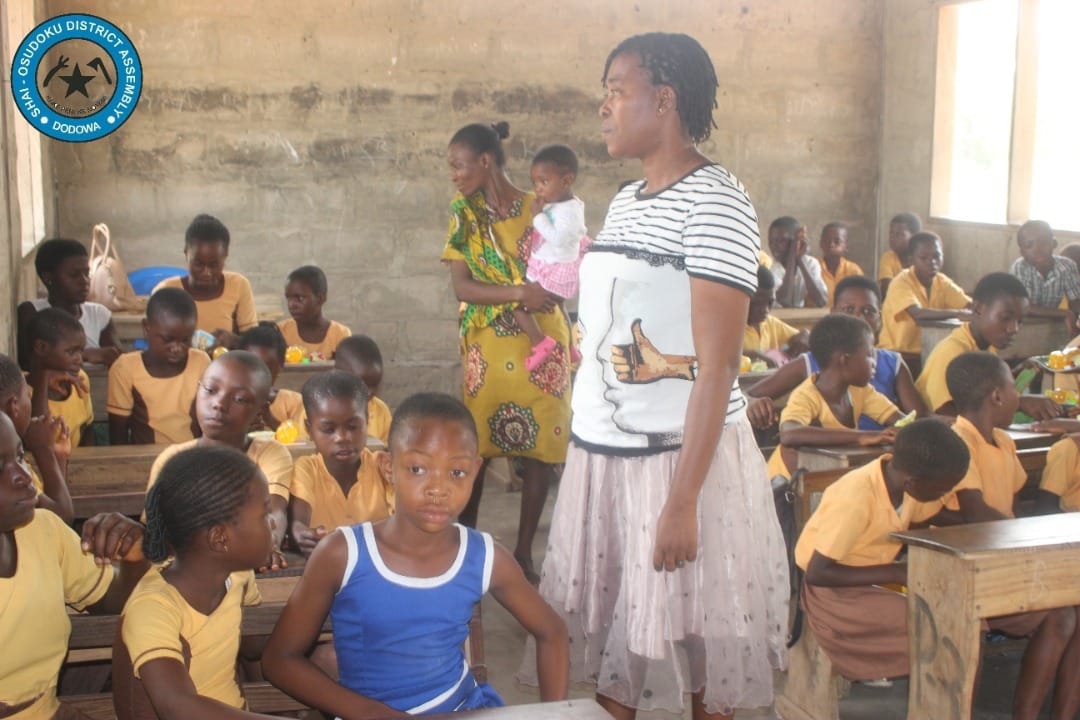 SHAI-OSUDOKU DISTRICT ASSEMBLY HOLDS MY FIRST DAY AT SCHOOL FOR THE YEAR 2023.