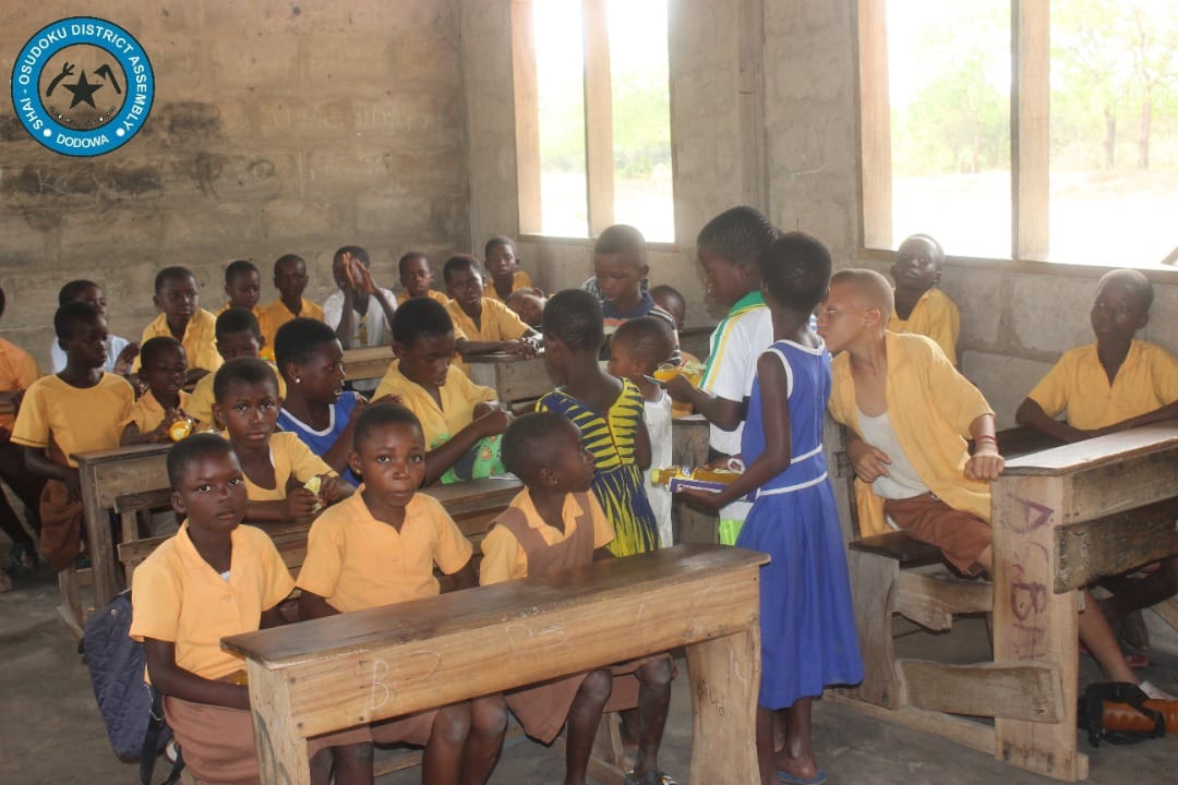 SHAI-OSUDOKU DISTRICT ASSEMBLY HOLDS MY FIRST DAY AT SCHOOL FOR THE YEAR 2023.