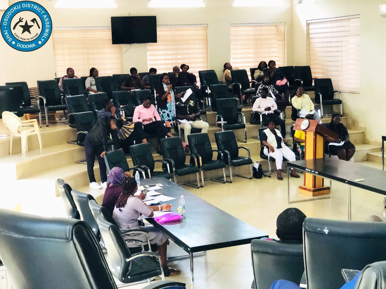 SHAI-OSUDOKU DISTRICT ASSEMBLY HOLDS THE 2ND ORDINARY MEETING OF THE 4TH SESSION OF THE 7TH ASSEMBLY.