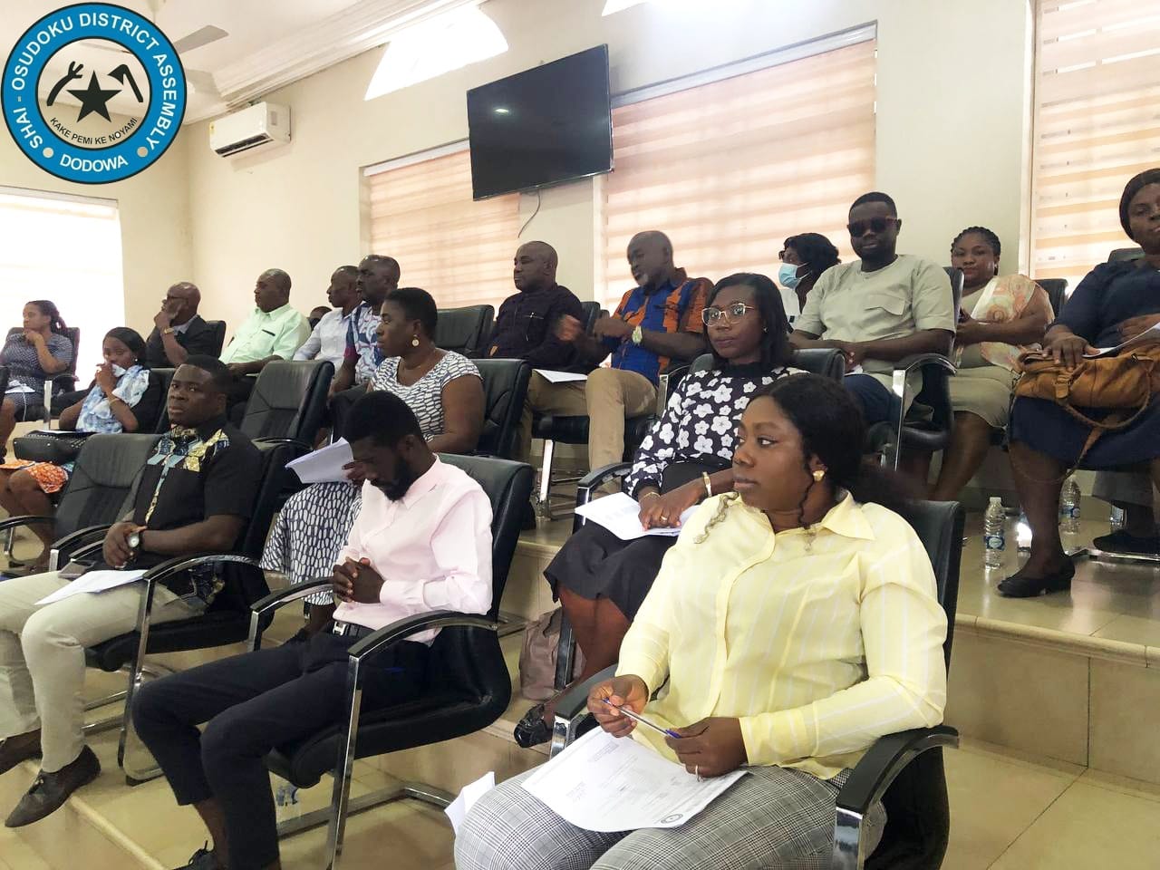 SHAI-OSUDOKU DISTRICT ASSEMBLY HOLDS THE 2ND ORDINARY MEETING OF THE 4TH SESSION OF THE 7TH ASSEMBLY.