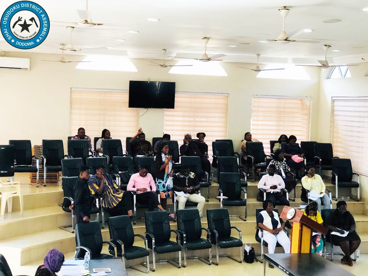 SHAI-OSUDOKU DISTRICT ASSEMBLY HOLDS THE 2ND ORDINARY MEETING OF THE 4TH SESSION OF THE 7TH ASSEMBLY.