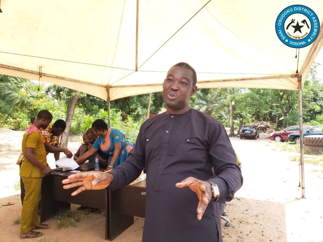 DISBURSEMENT OF FUNDS AND ITEMS TO PERSONS WITH DISABILITIES (PWDs) BY THE CHIEF EXECUTIVE OF THE SHAI- OSUDOKU DISTRICT ASSEMBLY.