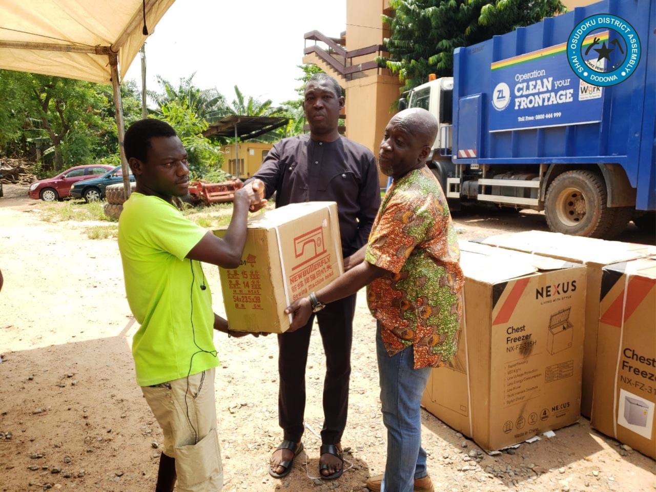 DISBURSEMENT OF FUNDS AND ITEMS TO PERSONS WITH DISABILITIES (PWDs) BY THE CHIEF EXECUTIVE OF THE SHAI- OSUDOKU DISTRICT ASSEMBLY.