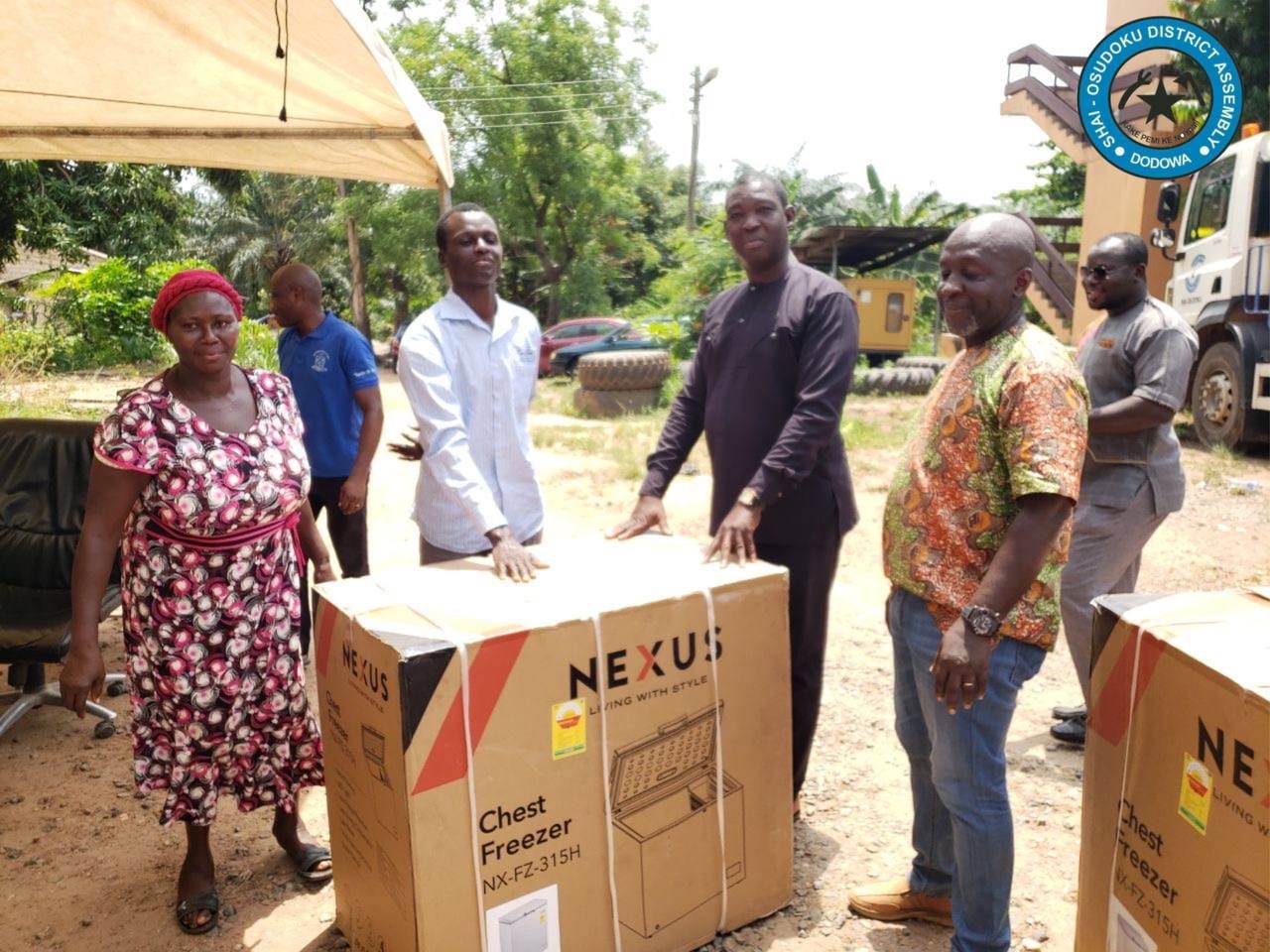 DISBURSEMENT OF FUNDS AND ITEMS TO PERSONS WITH DISABILITIES (PWDs) BY THE CHIEF EXECUTIVE OF THE SHAI- OSUDOKU DISTRICT ASSEMBLY.
