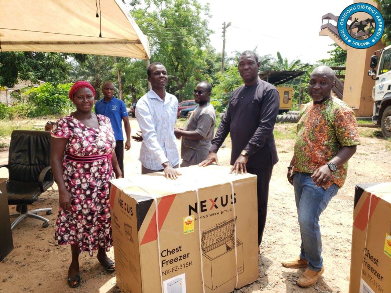 DISBURSEMENT OF FUNDS AND ITEMS TO PERSONS WITH DISABILITIES (PWDs) BY THE CHIEF EXECUTIVE OF THE SHAI- OSUDOKU DISTRICT ASSEMBLY.