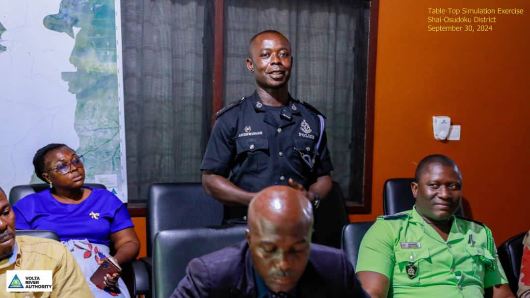 DCE HOST NADMO AND VRA FOR A TABLETOP SIMULATION EXERCISE ON FLOOD CONTINGENCY PLAN AND EMERGENCY PREPAREDNESS PLAN FOR THE SHAI-OSUDOKU DISTRICT.