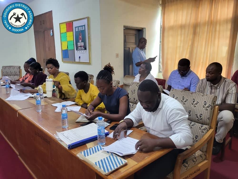 SHAI-OSUDOKU DCE HOLDS MAIDEN MANAGEMENT MEETING.