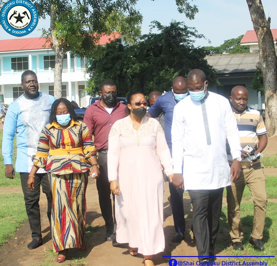 DCE and MP Tour BECE Exam Centres in the District