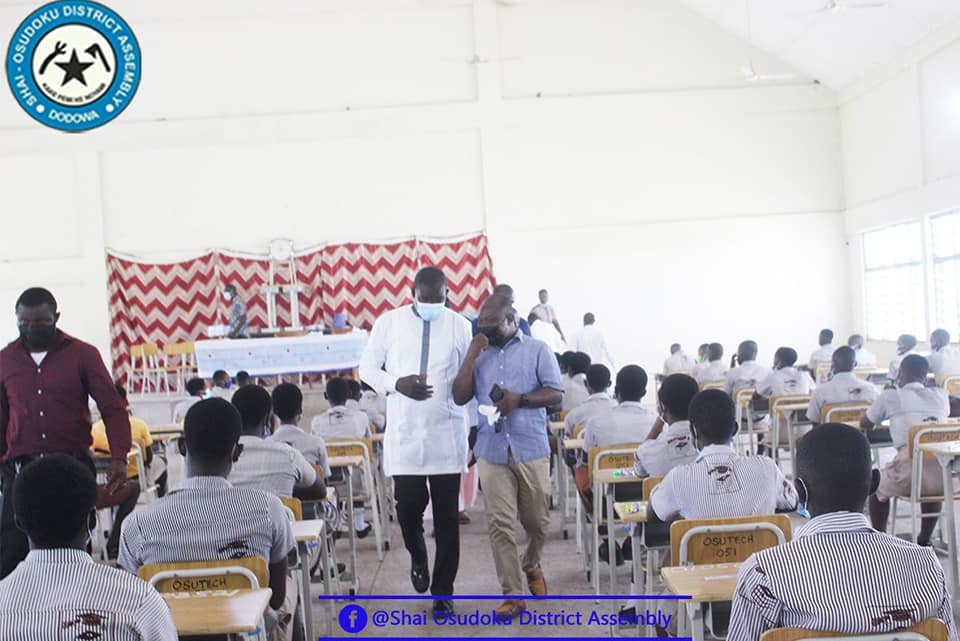 DCE and MP Tour BECE Exam Centres in the District