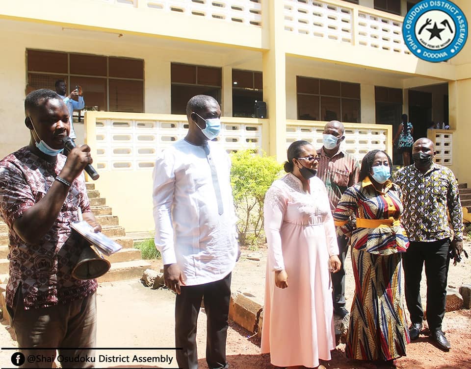 DCE and MP Tour BECE Exam Centres in the District