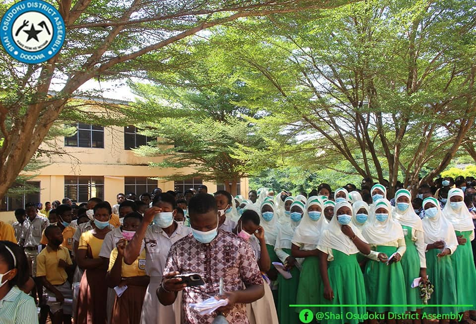 DCE and MP Tour BECE Exam Centres in the District