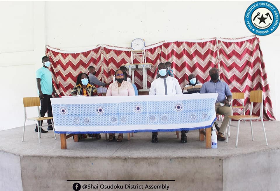 DCE and MP Tour BECE Exam Centres in the District