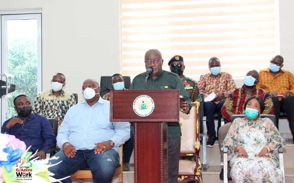 President Pays Courtesy call on Greater Accra Regional House of Chiefs, Make Accra Work Again, Greater Accra