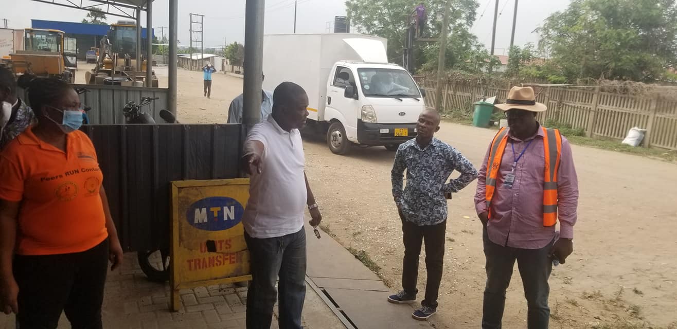 Shai-Osudoku DCE supervise Industries to ensure safety measures against Covid-19