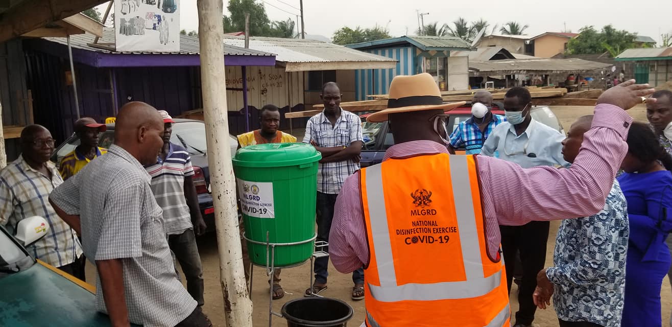 Shai-Osudoku DCE supervise Industries to ensure safety measures against Covid-19