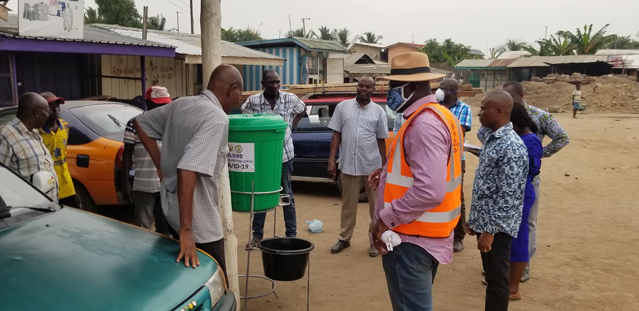 Shai-Osudoku DCE supervise Industries to ensure safety measures against Covid-19