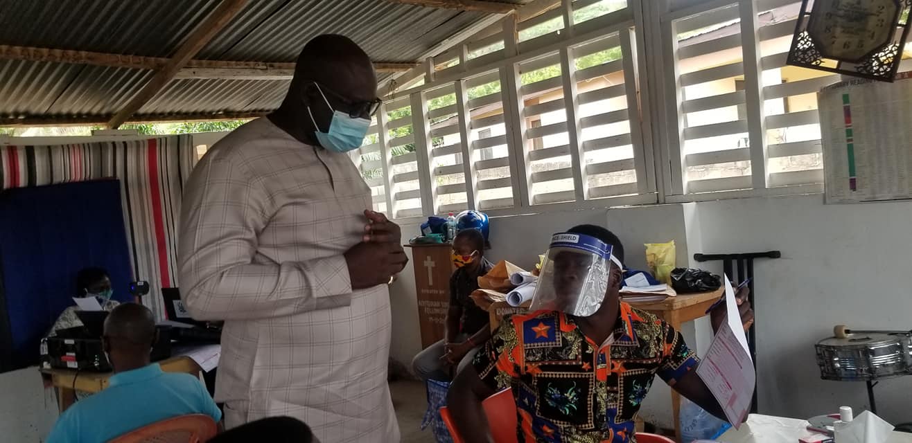 DCE Pays Familiarization Visit to Registration Centres, Dodowa, Shai-Osudoku District Assembly, EC, Election in Ghana, SODA, Voters Register 
