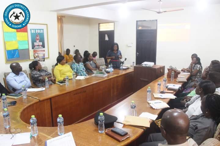SHAI- OSUDOKU DISTRICT ASSEMBLY (SODA)HAS HELD ITS FIRST INTER-SERVICE AND SECTORIAL COLLABORATION AND CO-OPERATION SYSTEM MEETING.