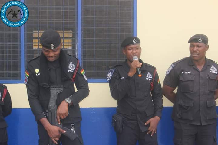 SHAI-OSUDOKU DISTRICT ASSEMBLY HANDS OVER AGOMEDA POLICE STATION TO DIVISIONAL POLICE ADMINISTRATION.