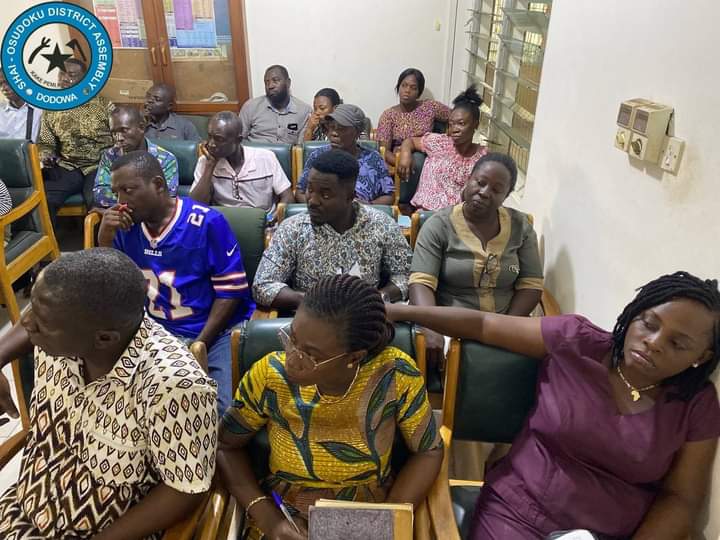THE AGRIC DEARTMENT OF THE SHAI-OSUDOKU DISTRICT ASSEMBLY, HAS HELD ITS ANNUAL RELC MEETING.