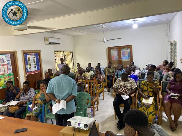 THE AGRIC DEARTMENT OF THE SHAI-OSUDOKU DISTRICT ASSEMBLY, HAS HELD ITS ANNUAL RELC MEETING.