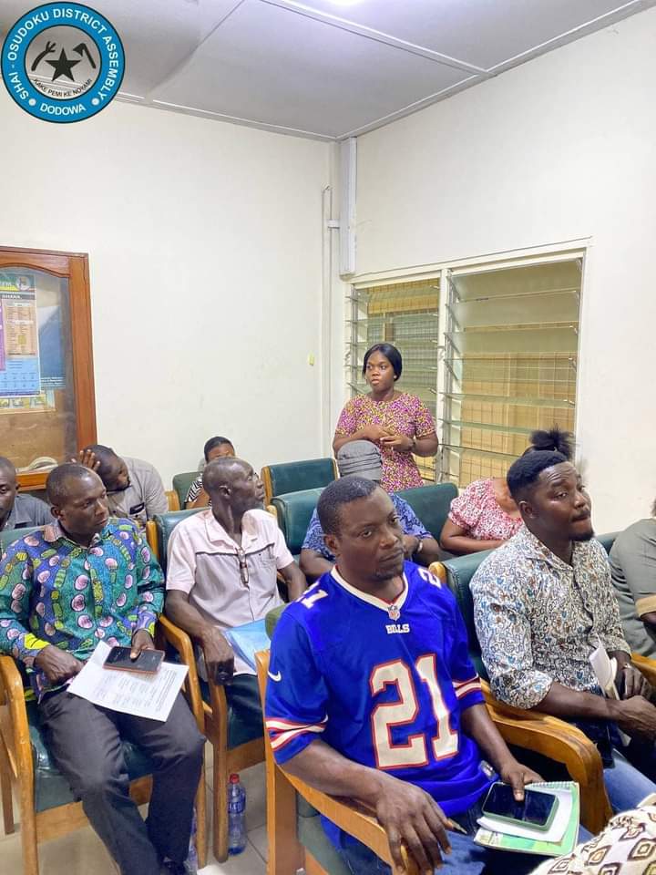 THE AGRIC DEARTMENT OF THE SHAI-OSUDOKU DISTRICT ASSEMBLY, HAS HELD ITS ANNUAL RELC MEETING.