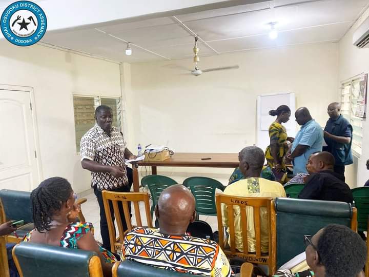 THE AGRIC DEARTMENT OF THE SHAI-OSUDOKU DISTRICT ASSEMBLY, HAS HELD ITS ANNUAL RELC MEETING.