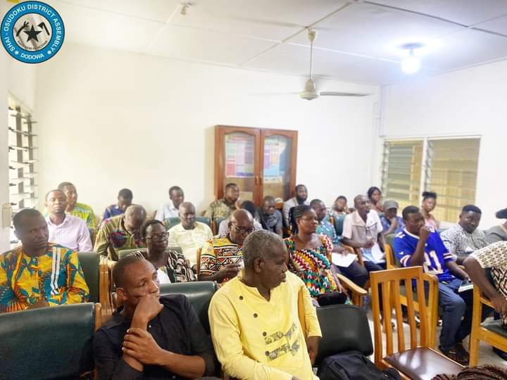 THE AGRIC DEARTMENT OF THE SHAI-OSUDOKU DISTRICT ASSEMBLY, HAS HELD ITS ANNUAL RELC MEETING.
