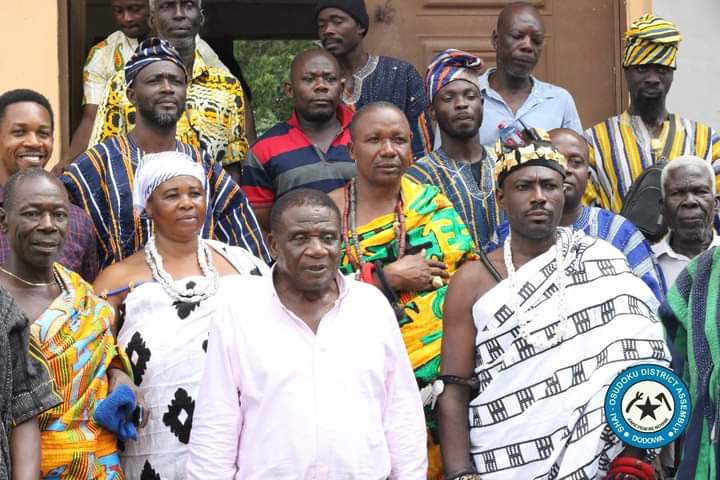 COMMUNITY ENGAGEMENT HELD AT TACHIKOPE IN THE SHAI-OSUDOKU DISTRICT..
