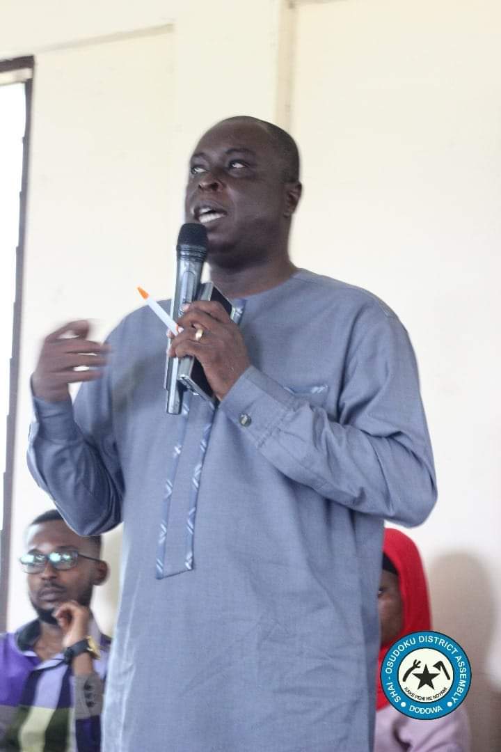COMMUNITY ENGAGEMENT HELD AT TACHIKOPE IN THE SHAI-OSUDOKU DISTRICT..