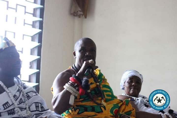 COMMUNITY ENGAGEMENT HELD AT TACHIKOPE IN THE SHAI-OSUDOKU DISTRICT..