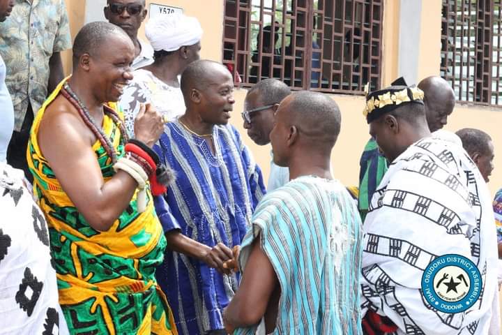 COMMUNITY ENGAGEMENT HELD AT TACHIKOPE IN THE SHAI-OSUDOKU DISTRICT..