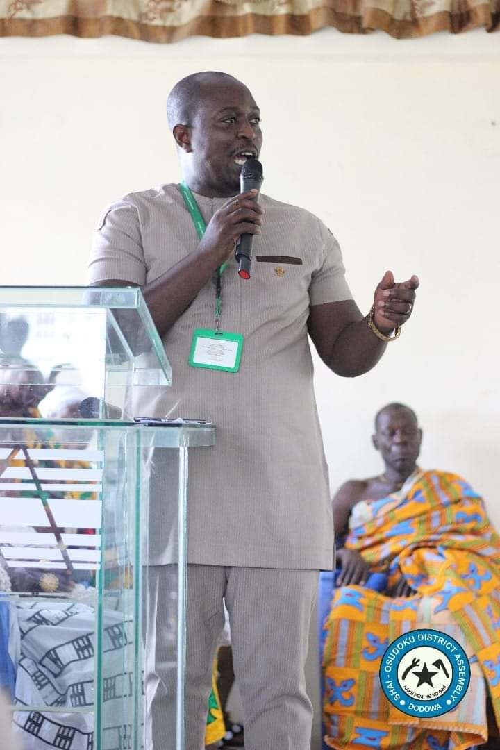 COMMUNITY ENGAGEMENT HELD AT TACHIKOPE IN THE SHAI-OSUDOKU DISTRICT..