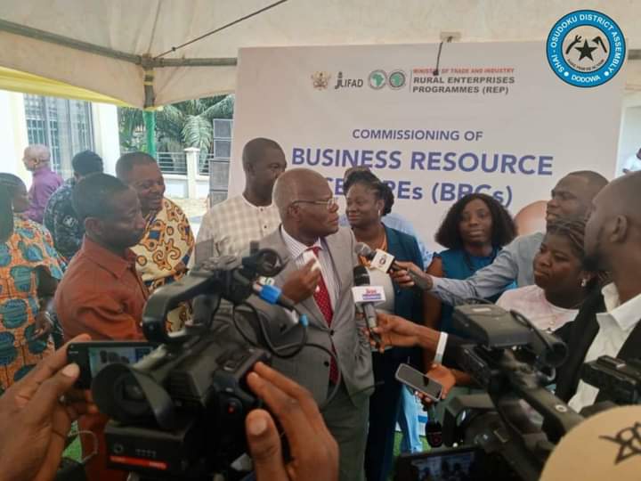 BUSINESS RESOURCE CENTER COMMISSIONED AT SHAI-OSUDOKU DISTRICT.