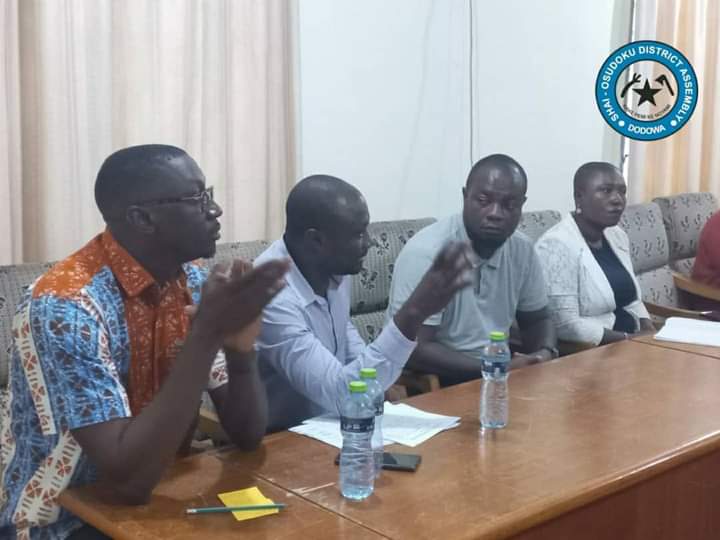 SHAI-OSUDOKU DISTRICT DCE MEETS WITH VRA REPRESENTATIVES. 