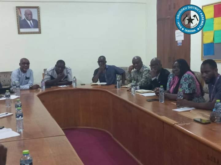 SHAI-OSUDOKU DISTRICT DCE MEETS WITH VRA REPRESENTATIVES. 