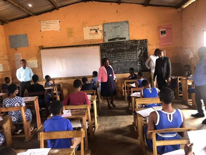 THE DCE OF SHAI-OSUDOKU DISTRICT HAS SPONSORED A MOCK FOR JSS 3 STUDENTS..