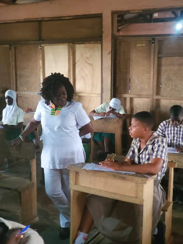 DISTRICT DIRECTOR OF EDUCATION TOURS BECE CENTRE’s  IN THE SHAI-OSUDOKU DISTRICT
