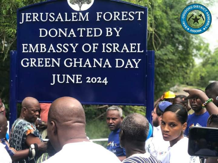 EMBASSY OF ISRAEL, FORESTRY COMMISSION ESTABLISH "JERUSALEM FOREST