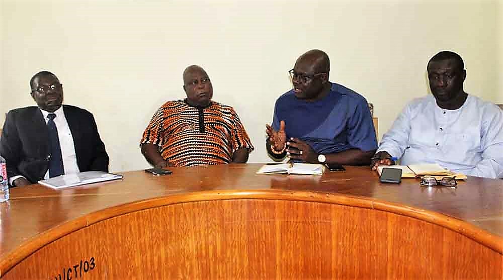 Greater Accra Regional Minister pays working visit to the Shai-Osudoku District Assembly 
