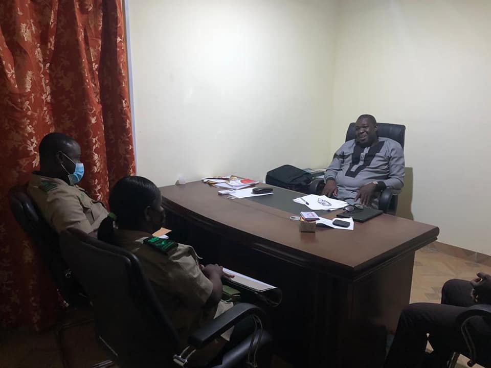 Park Manager Pays Courtesy Call On Chief Executive(Soda).