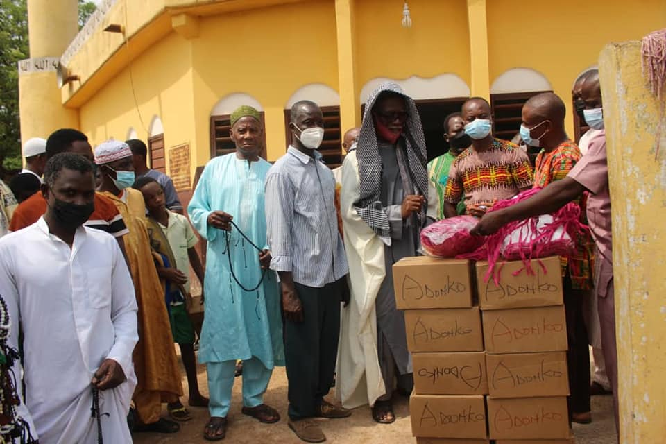 SODA Donates Personal Protective Equipment to Muslim Communities in the Shai-Osudoku District